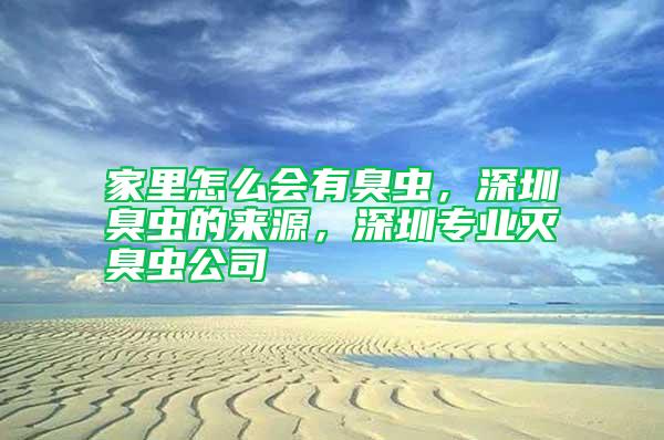 家里怎么會有臭蟲，深圳臭蟲的來源，深圳專業(yè)滅臭蟲公司