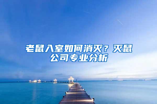 老鼠入室如何消滅？滅鼠公司專業(yè)分析