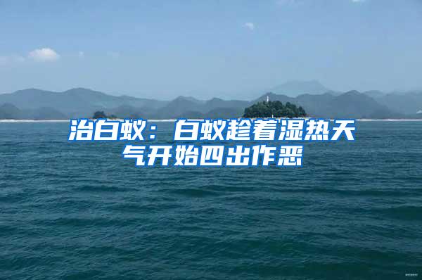 治白蟻：白蟻趁著濕熱天氣開始四出作惡