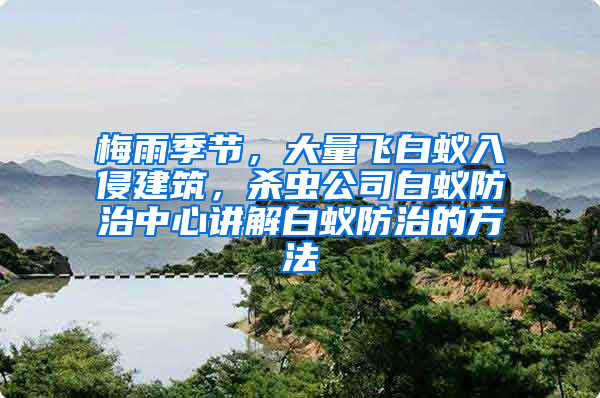 梅雨季節(jié)，大量飛白蟻入侵建筑，殺蟲(chóng)公司白蟻防治中心講解白蟻防治的方法